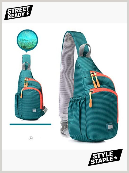Waterproof Small Sling Backpack Unisex Crossbody Shoulder Bag Daypack main image 4